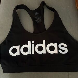 Black Adidas sports bra, size large. Climate